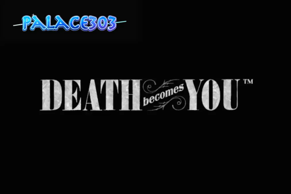 Tampilan visual slot bertema gotik Death Becomes You dengan nuansa gelap dan neon.